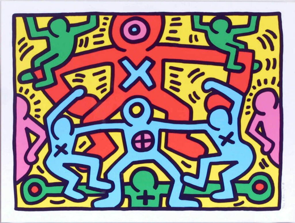 Keith Haring, Sans titre, 1985