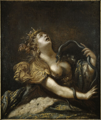 Claude Vignon, Cléopâtre se donnant la mort, 1640-1650
