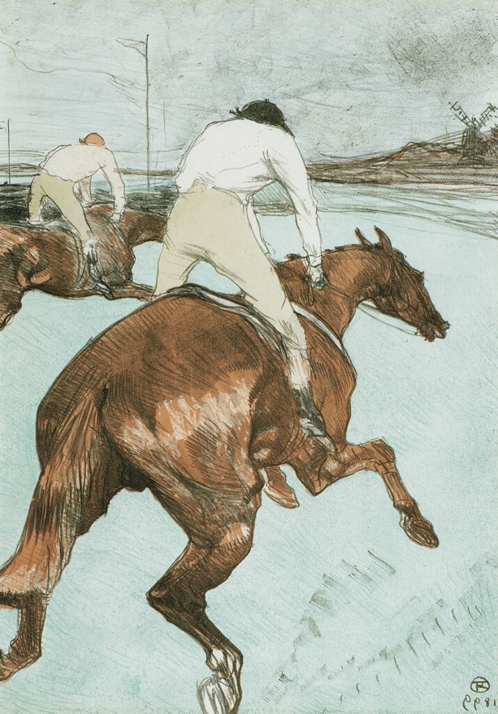 Henri de Toulouse-Lautrec, Le jockey, musée Toulouse-Lautrec 