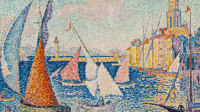 Exposition Signac et Saint Tropez au Musée de l'Annonciade - Paul Signac, Saint-Tropez, le quai, 1899 - Musée de l'Annonciade, Saint-Tropez