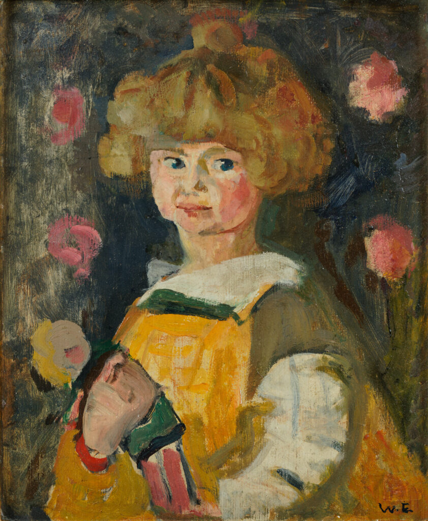Willy Eisenschitz, Portrait de fillette, 1918