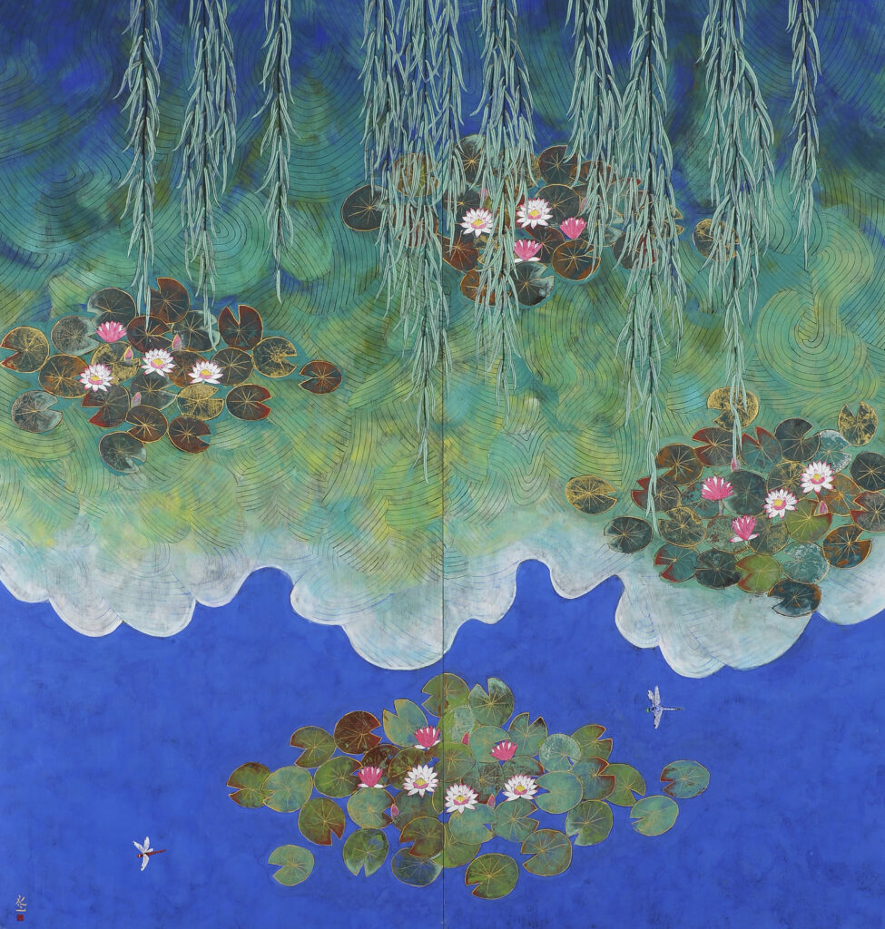 Hiramatsu Reiji, Giverny, l'étang de Monet, couleurs d'été, 2015