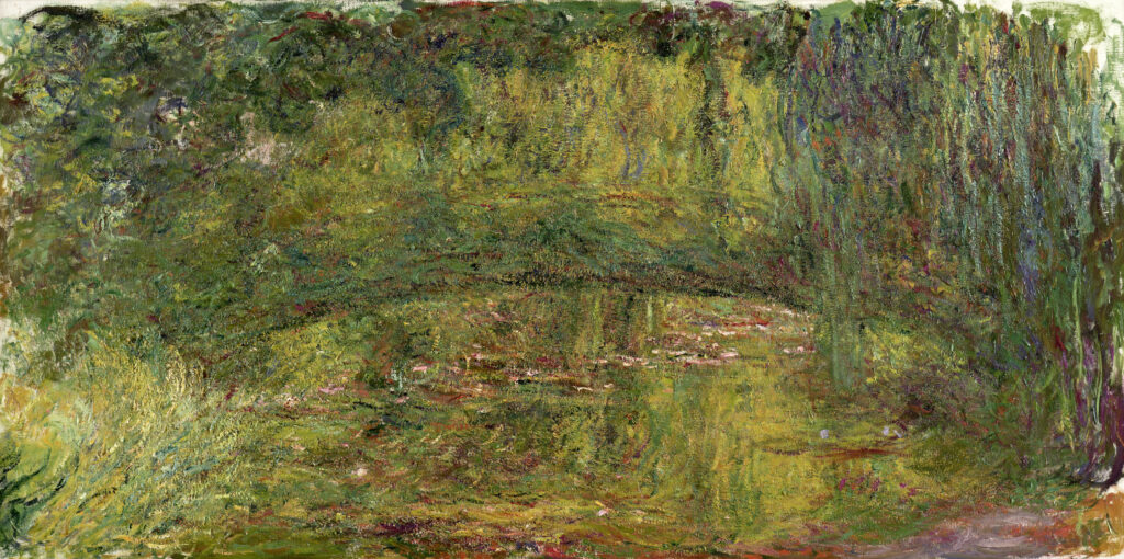Claude Monet Le Pont japonais, 1918 