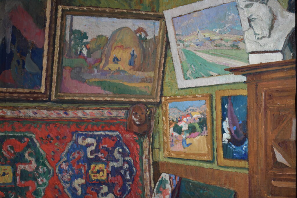 Vue de l'exposition Monfreid sous le soleil de Gauguin au Musée Hyacinthe Rigaud - Perpignan 