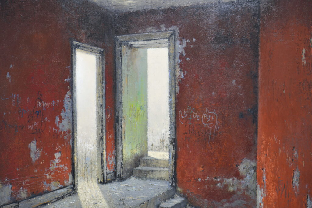 Vue de l'exposition Passages de Christian Benoist à la Galerie Cyril Guernieri, Paris