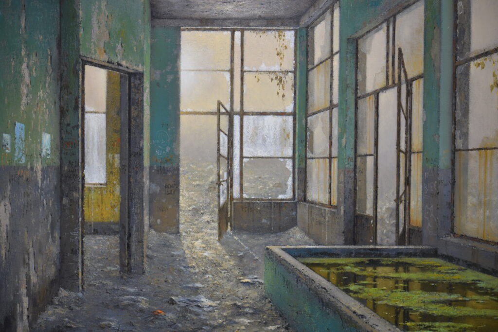 Vue de l'exposition Passages de Christian Benoist à la Galerie Cyril Guernieri, Paris