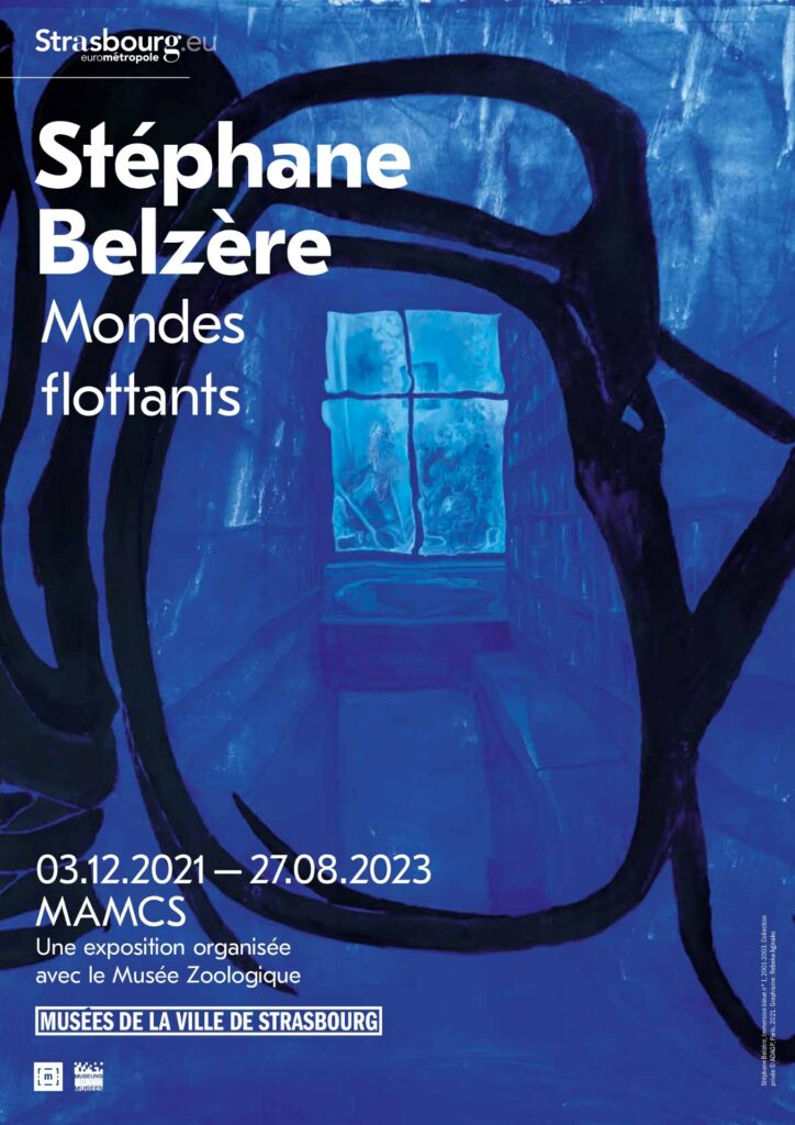 Affiches Exposition Mondes flottants, Musée d'art moderne et contemporain de Strasbourg
