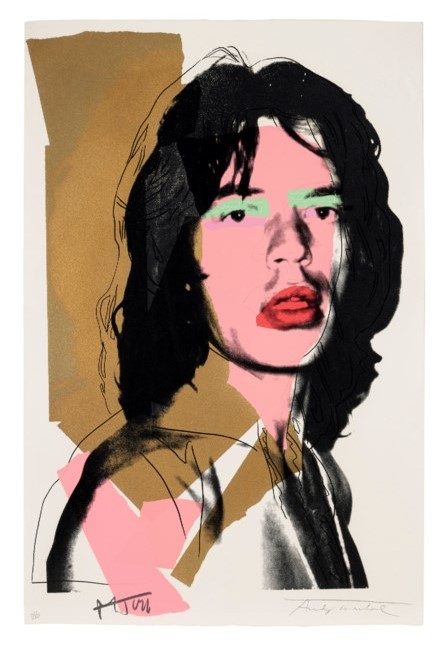 Andy Warhol, Mick Jagger