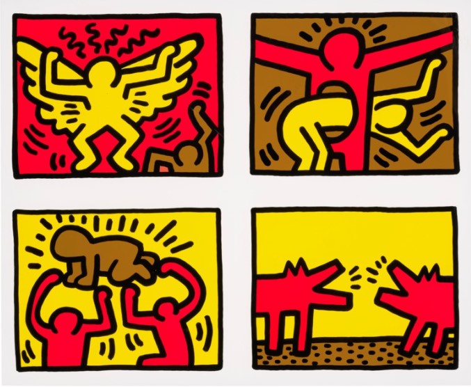 Keith Haring, Pop Shop Quad IV