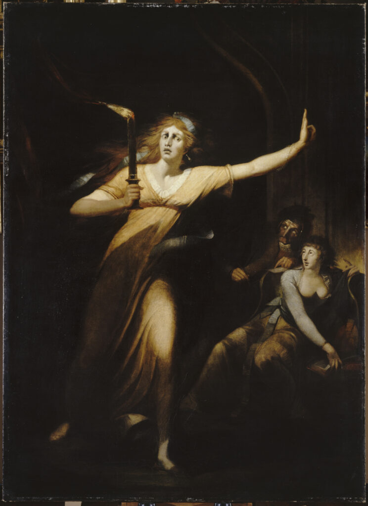 Johann Heinrich Füssli, Lady Macbeth somnambule, vers 1784
