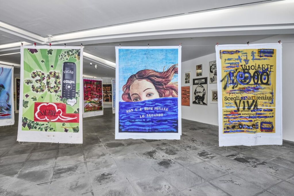 Vue de l'exposition Lucia Marcucci, les secrets du langage au MAMAC de Nice, 2022