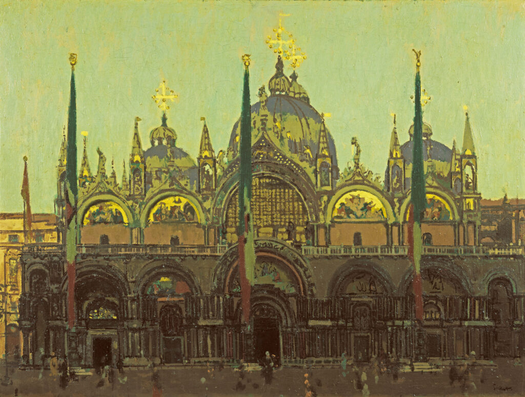 Walter Richard Sickert, St Mark's, Venice (Pax Tibi Marce Evangelista Meus), 1896