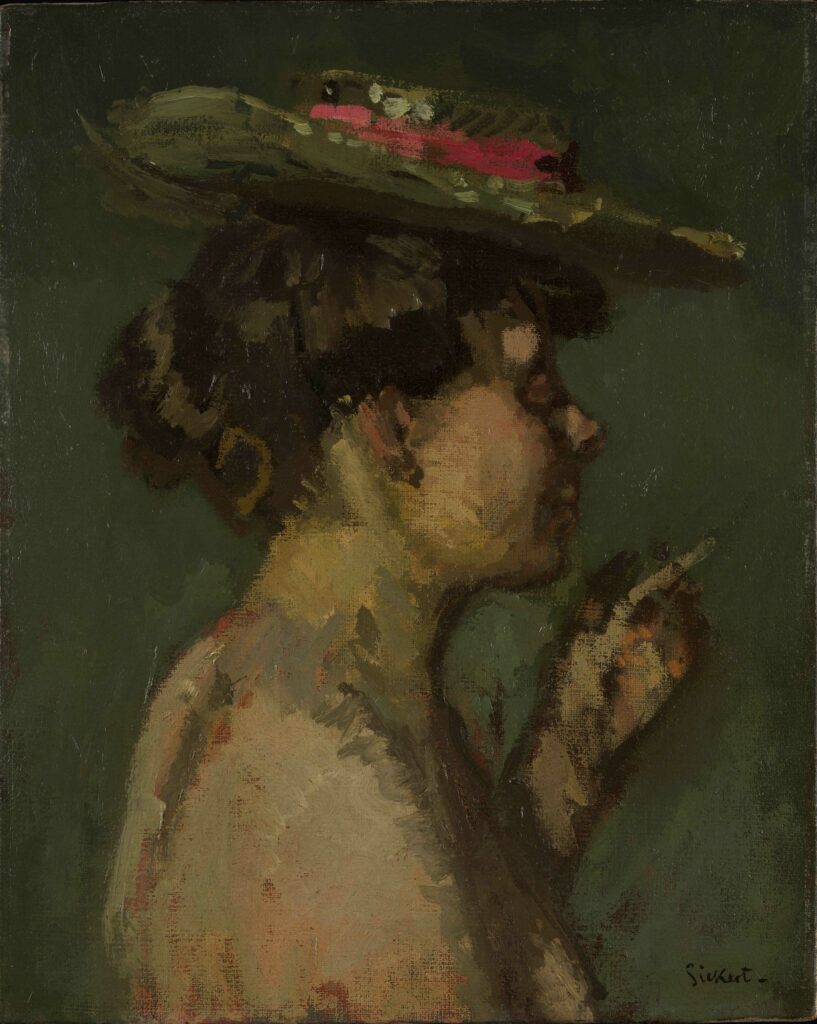 Walter Richard Sickert, The Cigarette (Jeanne Daurmont), 1906