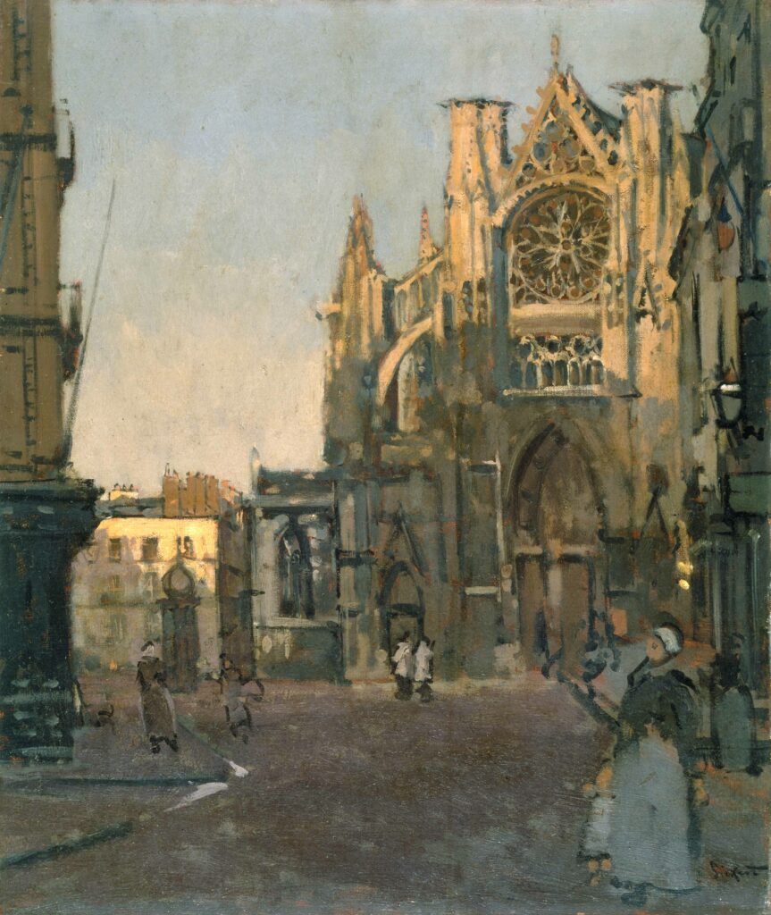 Walter Richard Sickert, The Facade of St Jacques, 1899-1900
