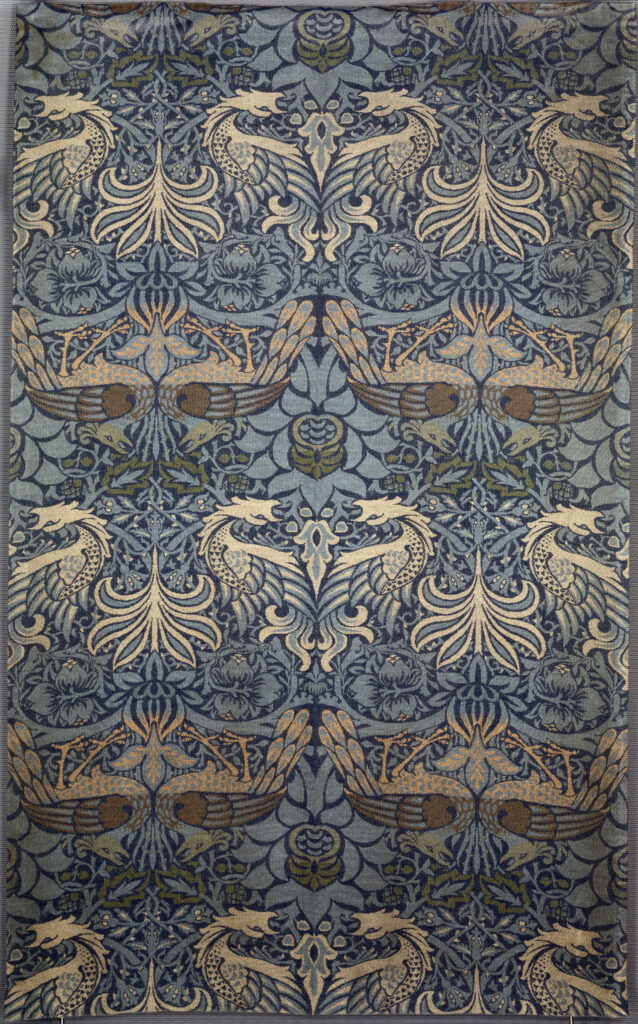  William Morris, Tenture Peacock, 1878