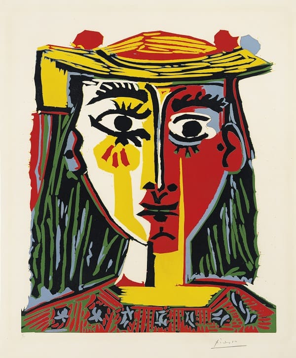 Picasso, Buste de femme au chapeau, 1962