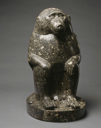 Statuette de babouin