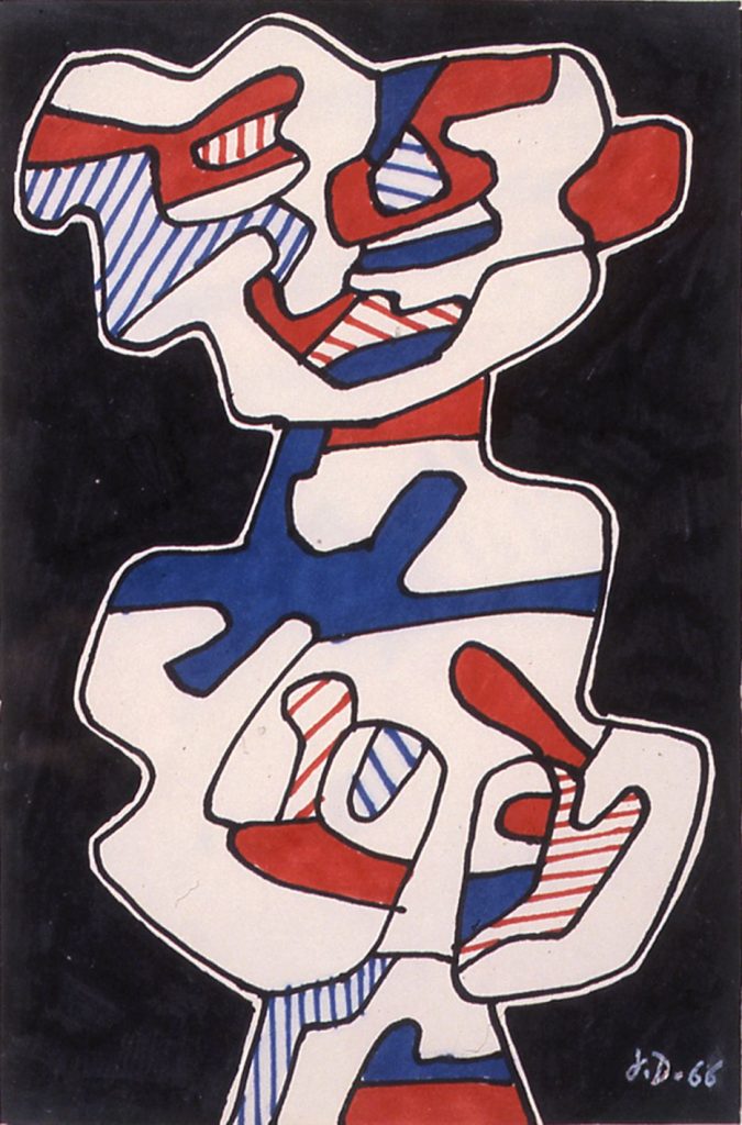 Jean Dubuffet, Personnage, 1966