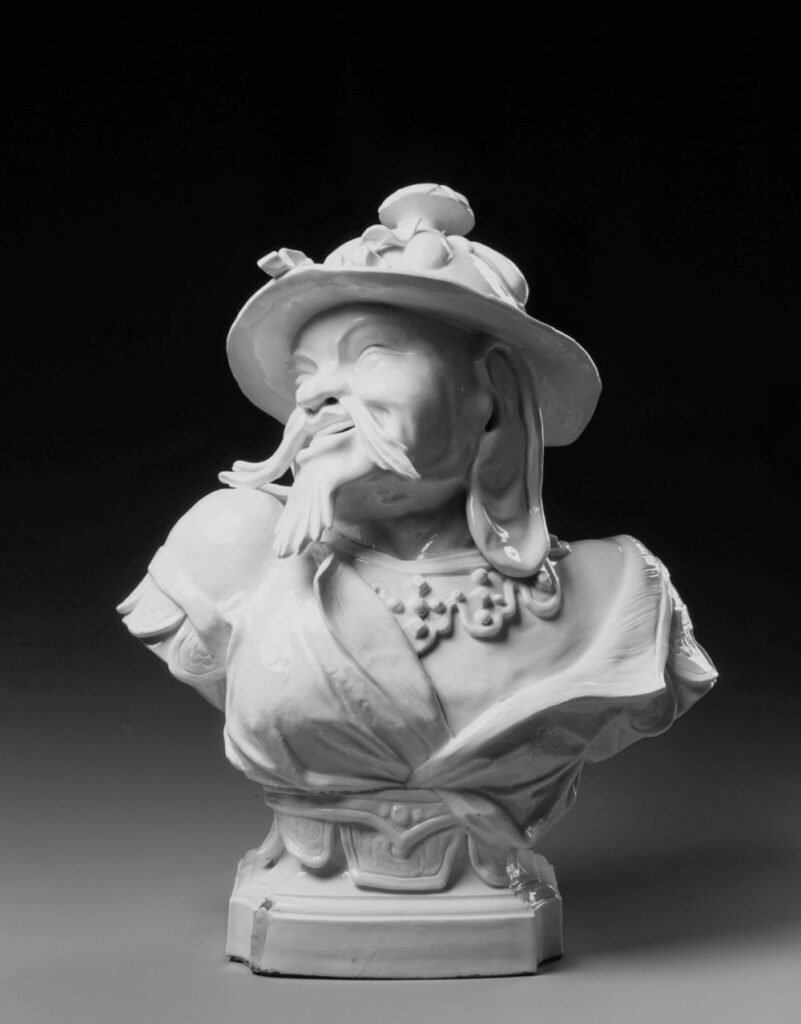 Meissen, Johann Joachim Kändler, Buste d’un asiatique, modèle 1732, exécution vers1921/22