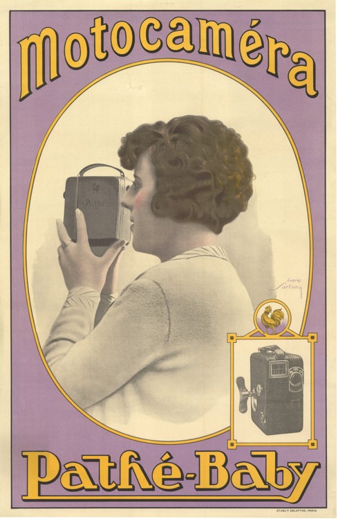 Affiche Motocaméra Pathé-Baby, 1928
