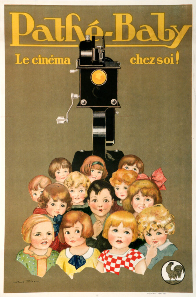 Affiche Pathé-Baby, Maud Trube, 1923