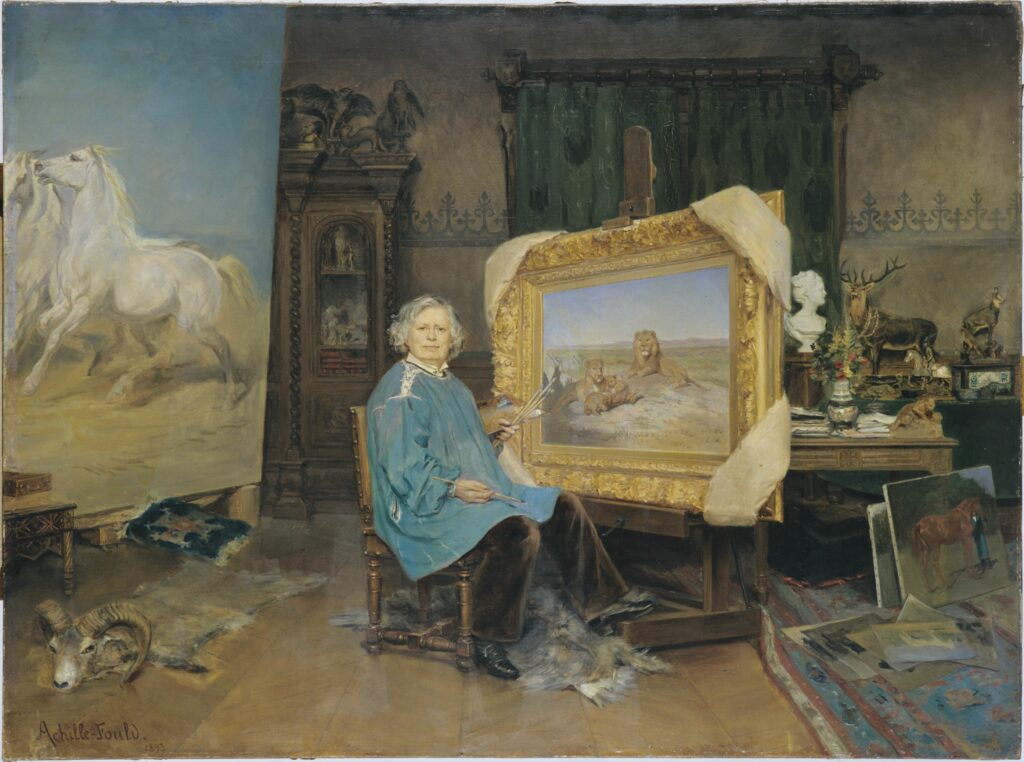 George Achille-Fould, Rosa Bonheur dans son atelier, 1893