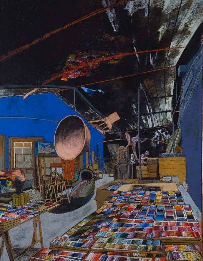 Sam Szafran, L’atelier de la rue Crussol, février 1972