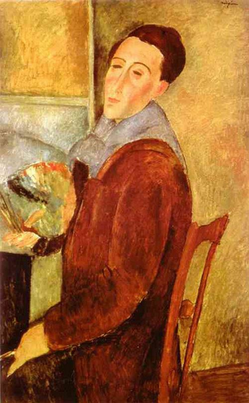 Autoportrait de Modigliani, 1919