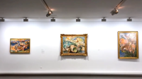 capture vue d'exposition oksar kokoschka au musée d'art moderne de paris