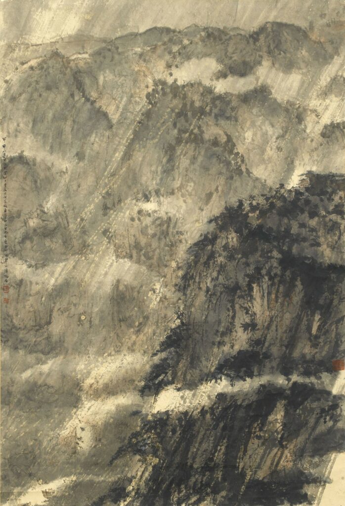 Fu Baoshi, Tempête, daté 1944