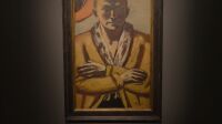 Autoportrait - Max Beckmann. “Selbstbildnis gelb-rosa”
