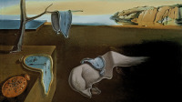 XIR156893 The Persistence of Memory, 1931 (oil on canvas) by Dali, Salvador (1904-89); 24x33 cm; Museum of Modern Art, New York, USA; (add.info.: exhibited at the centre Pompidou 1980 no.105;).

Please note: The artwork in this photograph is in copyright. It is your responsibility to ensure this additional copyright is cleared prior to use through the appropriate national collecting society: DACS (UK), ADAGP (France), ARS (USA), SAIE (Italy), VG Bild-Kunst (Germany) or the sister society in your territory.