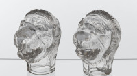 Ornement d'un siège têtes de lion Cristal de roche © RMN-Grand Palais (musée de Cluny - musée national du Moyen Âge) Jean-Gilles Berizzi