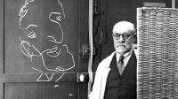 Exposition Gribouillage-Palais des Beaux-Arts de Paris-Brassaï, Matisse devant un dessin execute les yeux fermes, 1939