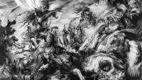 DDESSIN Paris-Atelier de Richelieu-Tudi Delign, Dispute avec Pierre Paul Rubens - Chasse au loup et au renard, 2022