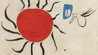 Exposition-Joan Miro-Guggenheim Bilbao- Joan Miro, Le Soleil, 1927