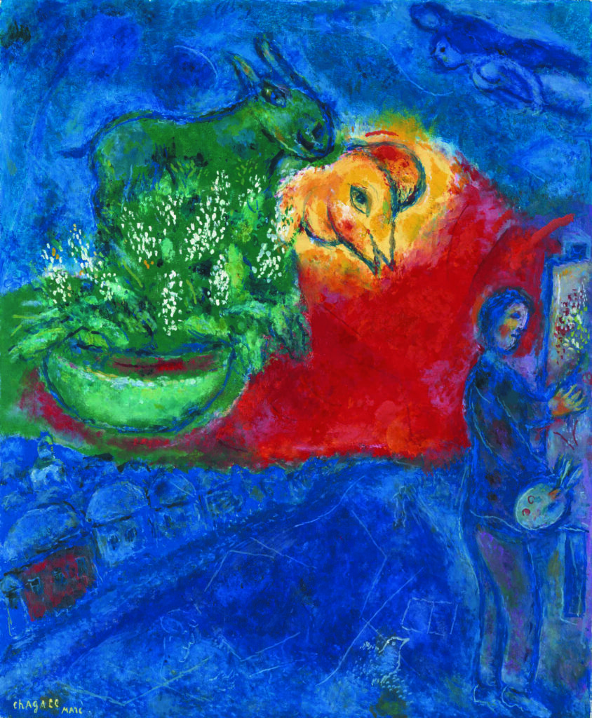 Marc Chagall, The Green Donkey, 1978