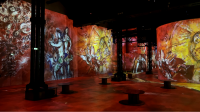 Vue in situ images de l'exposition Marc Chagall à l'Atelier des Lumières paris 2023 11