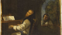 Exposition-Delacroix et les arts-Musée Delacroix-Eugene Delacroix, Charles Quint au monastere de Yuste, 1837