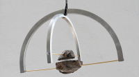Exposition-Ma L'air comme matière-Musée de l'air et de l'espace-Charlotte Charbonnel, Aérolithes © Vincent Blesbois