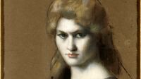 Exposition-Jean-Jacques Henner-Musée Jean-Jacques Henner-Etude pour le portrait de Thérèse Bianchi, plus tard comtesse Joachim Murat, vers 1888-1889 (2)