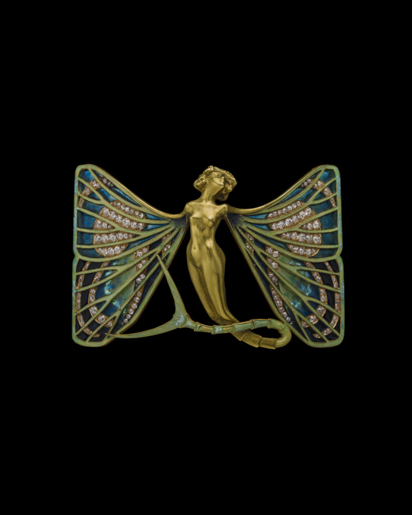 René Lalique, Plaque de Cou Sylphide, vers 1900