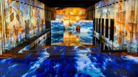 Vue in situ de l'exposition immersive Salvador Dali l'énigme sans fin aux Bassins des Lumières (8)