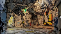 Bisk et sa grotte de street art