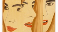 Exposition- Purple Splits- Galerie Ropac- Alex Katz, Purple Split 7, 2023