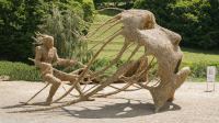Exposition - Sculpture sur paille et Foin - Valloire - Catch the Wind - 2022