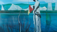 Exposition Silhouettes Marc Desgrandchamps au musée des beaux-arts de Dijon, - Marc Desgrandchamps, Le Fleuve, 2022(1)