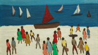 Exposition - Brésil, Identités - Musée Lodève - Na praia (A la plage) -1969