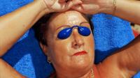 SPAIN. Benidorm. 1997.

Images for use only in connection with direct publicity for the Martin Parr exhibition “Life’s a Beach", presented at Quai de la Photo, Paris, France, from March 1st to September 30th, 2023, starting 2 months before its opening and ending with the closure of the exhibition. These images are for one time non-exclusive use only and must not be electronically stored in any media asset retrieval database

•         Up to 2 Magnum images can be used without licence fees for online or inside print use only. Please contact Magnum to use on any front covers.

•         Images must be credited and captioned as outlined by Magnum Photos

•         Images must not be reproduced online at more than 1000 pixels without permission from Magnum Photos

•         Images must not be overlaid with text, cropped or altered in any way without permission from Magnum Photos.
