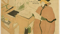 Exposition - Toulouse Lautrec - MBA Quimper - Lautrec Couverture de l’estampe originale - 1893